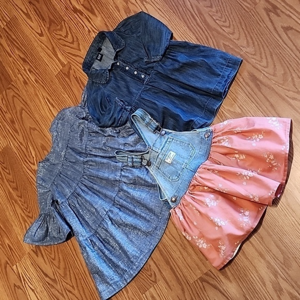 3 dresses size 3‎ gymboree, gap,oshkosh